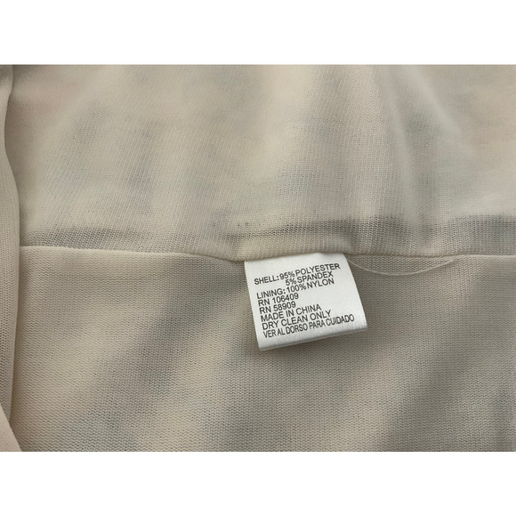 Daniel Cremieux Women's 4 Sleeveless Orange Blue Dress Patterned Polyester Blend - Picture 9 of 14